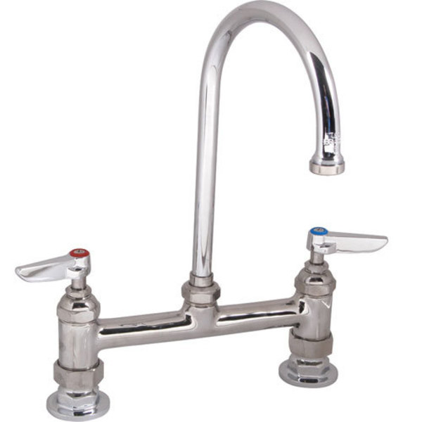 T&S Brass Faucet, 8"Deck , Gsnk, Leadfree B0320
